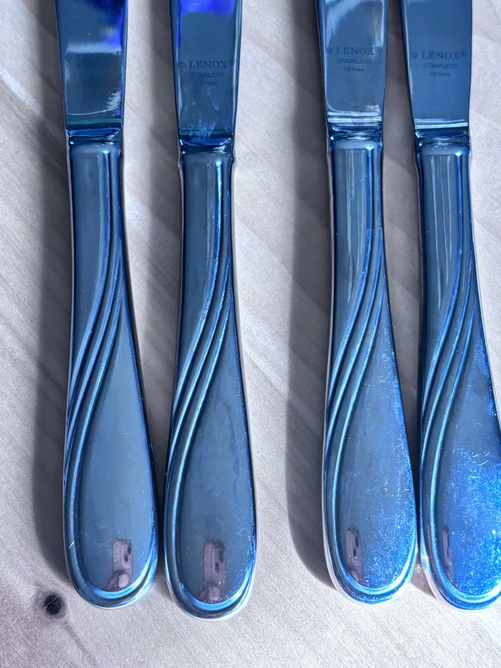 Lenox Summerville Glossy 18/10 Stainless 4pc Knife Setting New